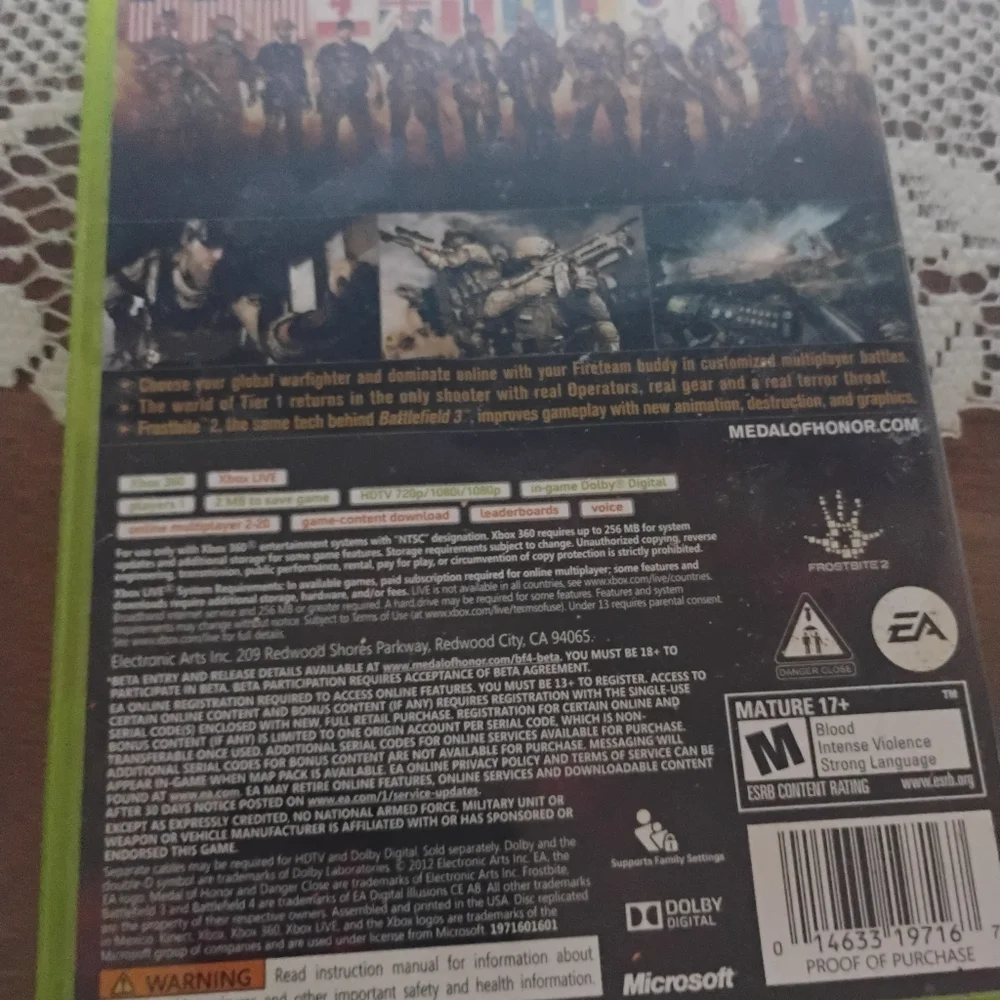 Medal of Honor Warfighter Limited Edition for Xbox 360